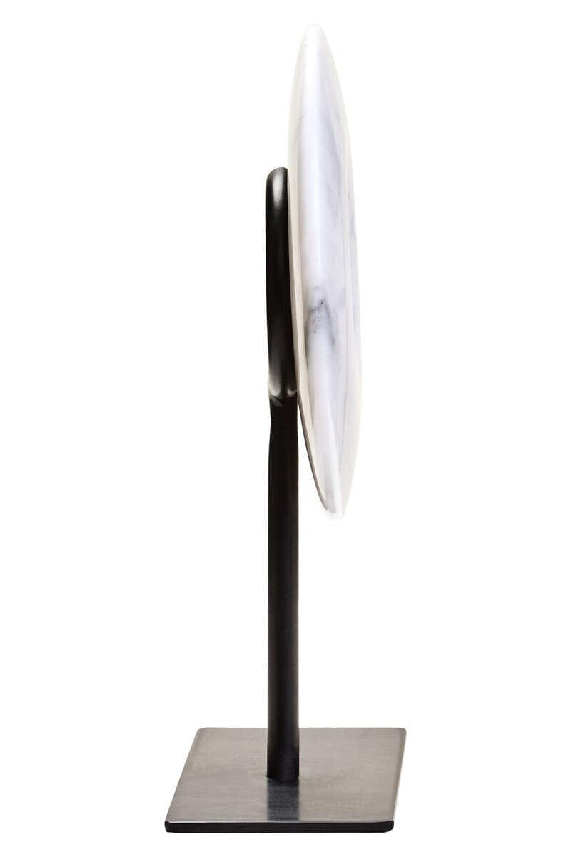 Hamilton Interiors Accessories Zoro Extra Small Round Dia 15cm Grey Marble Disc Sculpture House of Isabella UK