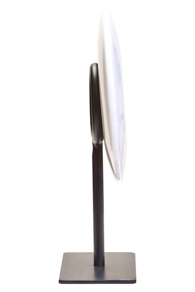 Hamilton Interiors Accessories Zoro Extra Small Round Dia 15cm White Marble Disc Sculpture House of Isabella UK