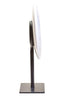 Hamilton Interiors Accessories Zoro Extra Small Round Dia 15cm White Marble Disc Sculpture House of Isabella UK