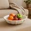Hamilton Interiors Accessories Zoro Large White Marble Lotus Bowl House of Isabella UK