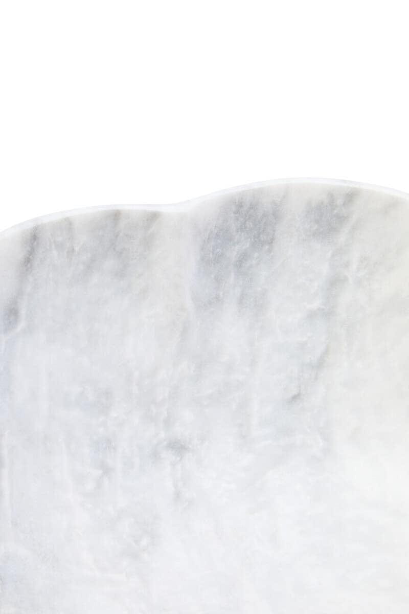 Hamilton Interiors Accessories Zoro Large White Marble Scalloped Bowl House of Isabella UK
