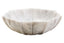 Hamilton Interiors Accessories Zoro Medium White Marble Lotus Bowl House of Isabella UK