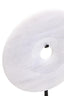Hamilton Interiors Accessories Zoro Small Round Dia 20cm Grey Marble Disc Sculpture House of Isabella UK