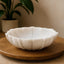 Hamilton Interiors Accessories Zoro Small White Marble Lotus Bowl House of Isabella UK