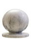 Hamilton Interiors Accessories Zoro White Marble Ball Sculpture House of Isabella UK
