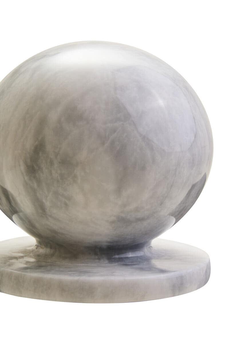 Hamilton Interiors Accessories Zoro White Marble Ball Sculpture House of Isabella UK