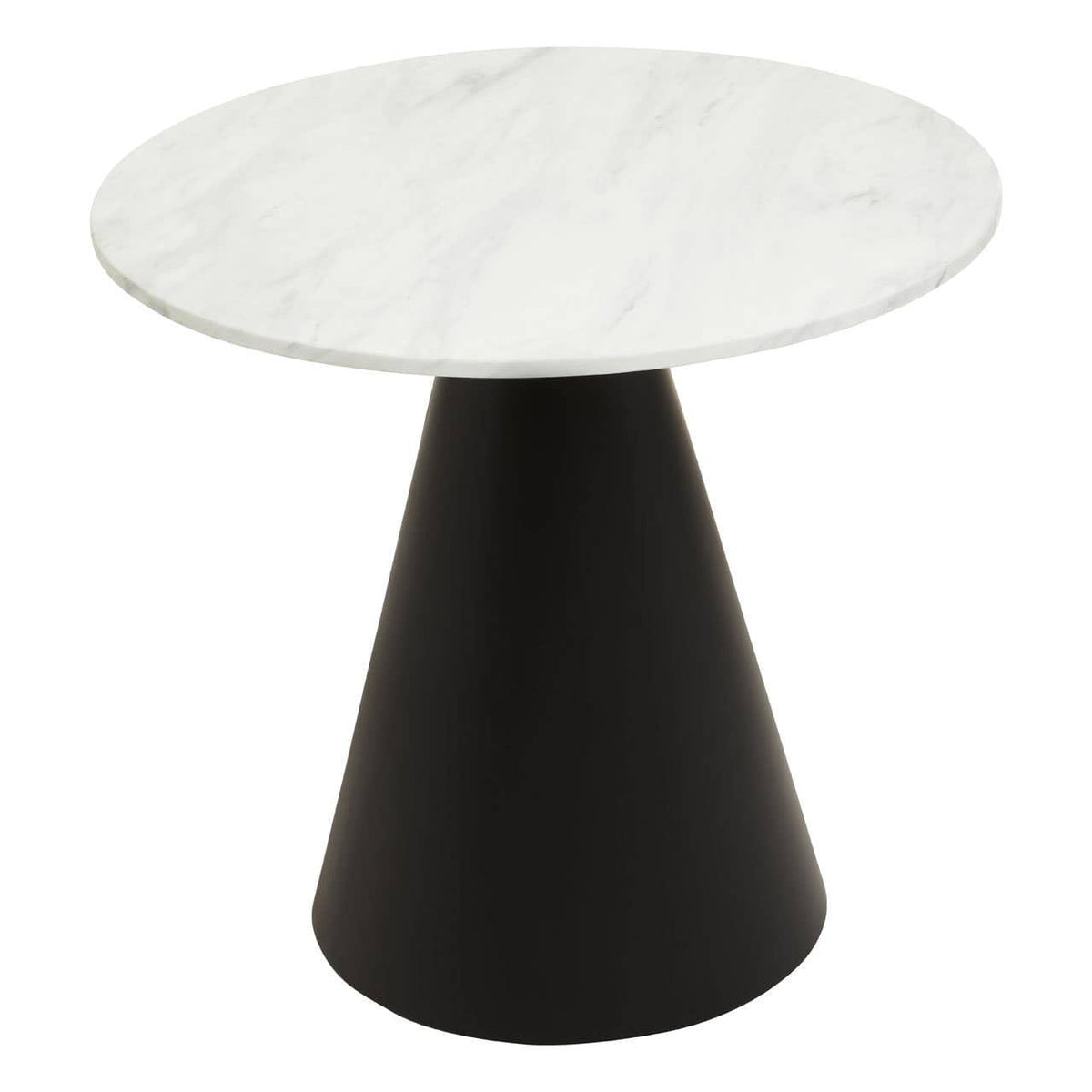 Hamilton Interiors Dining Azalea Round White Marble Top Dining Table House of Isabella UK