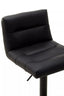 Hamilton Interiors Dining Baina Black Leather Effect Bar Stool House of Isabella UK