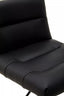Hamilton Interiors Dining Baina Black Leather Effect Bar Stool House of Isabella UK