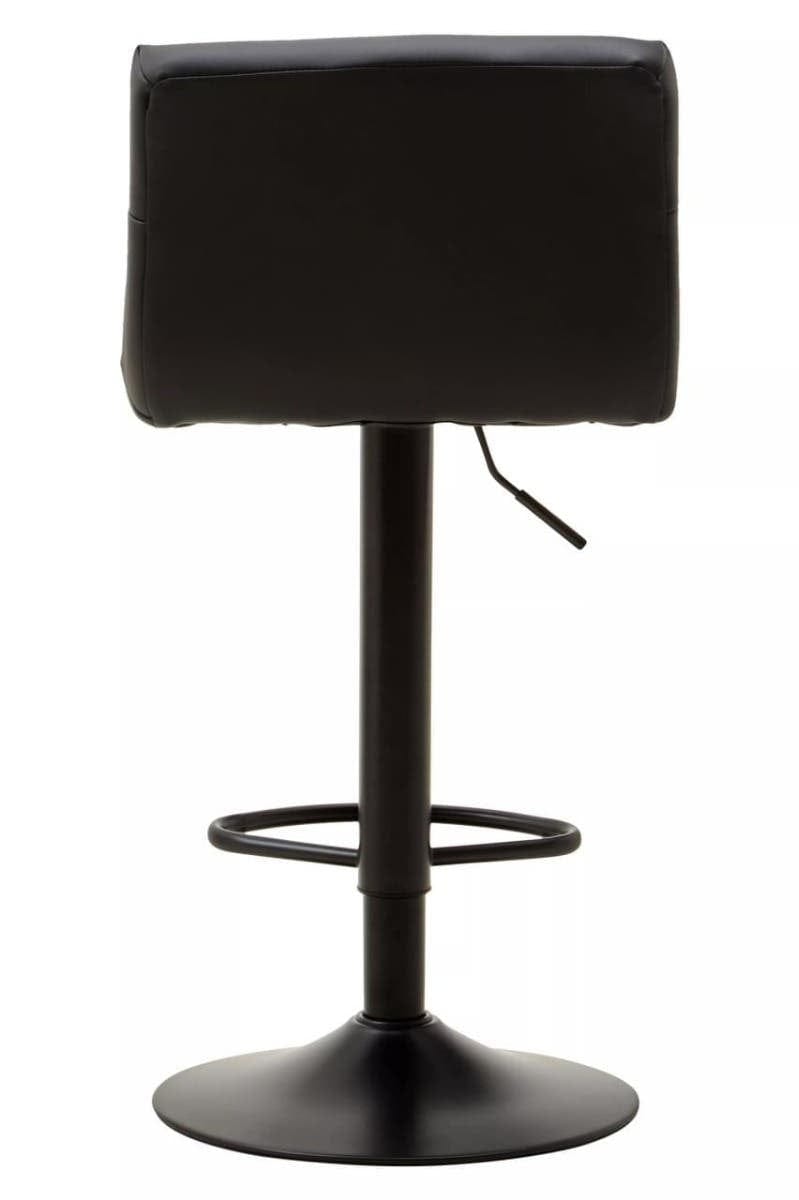 Hamilton Interiors Dining Baina Black Leather Effect Bar Stool House of Isabella UK