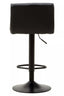 Hamilton Interiors Dining Baina Black Leather Effect Bar Stool House of Isabella UK