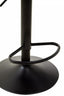 Hamilton Interiors Dining Baina Black Leather Effect Bar Stool House of Isabella UK