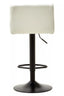 Hamilton Interiors Dining Baina White Leather Effect Bar Stool House of Isabella UK