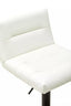 Hamilton Interiors Dining Baina White Leather Effect Bar Stool House of Isabella UK