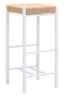 Hamilton Interiors Dining Bandar Natural Rope and White Bar Stool House of Isabella UK