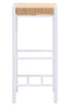 Hamilton Interiors Dining Bandar Natural Rope and White Bar Stool House of Isabella UK