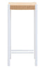 Hamilton Interiors Dining Bandar Natural Rope and White Bar Stool House of Isabella UK