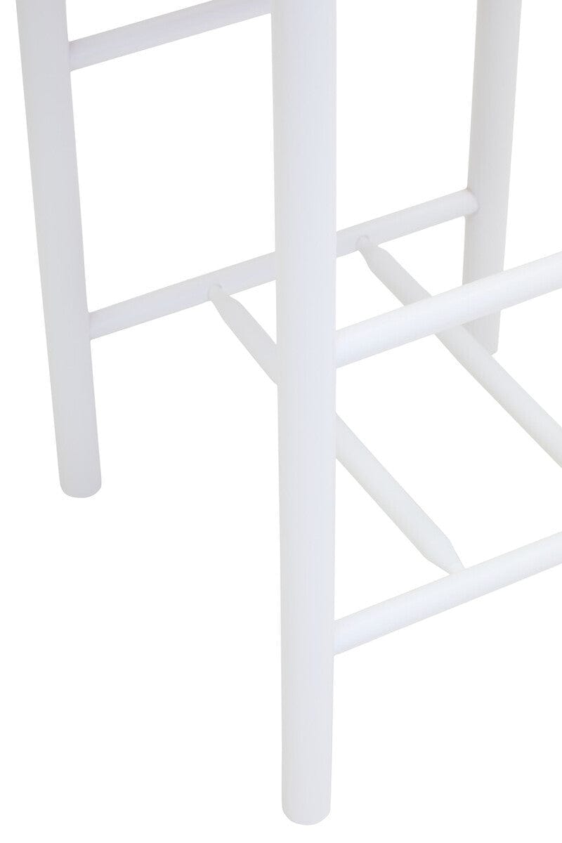 Hamilton Interiors Dining Bandar Natural Rope and White Bar Stool House of Isabella UK