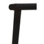 Hamilton Interiors Dining Kendari Black Leather and Teak Barstool House of Isabella UK