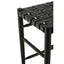 Hamilton Interiors Dining Kendari Black Woven Leather Barstool House of Isabella UK