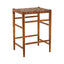 Hamilton Interiors Dining Kendari Brown Woven Leather Barstool House of Isabella UK