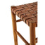 Hamilton Interiors Dining Kendari Brown Woven Leather Barstool House of Isabella UK