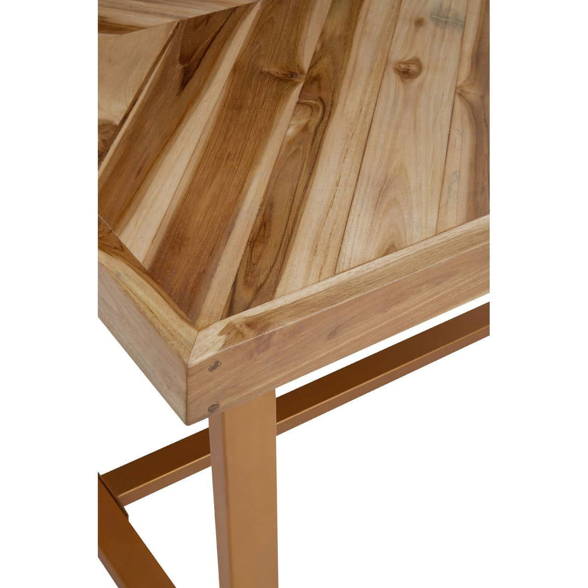 Hamilton Interiors Dining Kendari Natural Teak Wood Dining Table House of Isabella UK