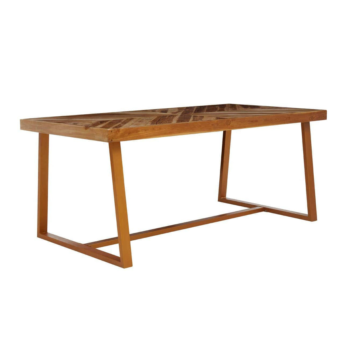 Hamilton Interiors Dining Kendari Natural Teak Wood Dining Table House of Isabella UK
