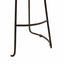 Hamilton Interiors Dining Lyon Oak Wood and Black Metal Bar Stool House of Isabella UK