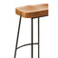 Hamilton Interiors Dining Lyon Oak Wood Bar Stool House of Isabella UK