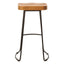 Hamilton Interiors Dining Lyon Oak Wood Bar Stool House of Isabella UK