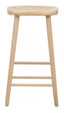 Hamilton Interiors Dining Lyon Washed Grey Oak Wood Bar Stool House of Isabella UK