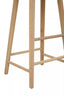 Hamilton Interiors Dining Lyon Washed Grey Oak Wood Bar Stool House of Isabella UK