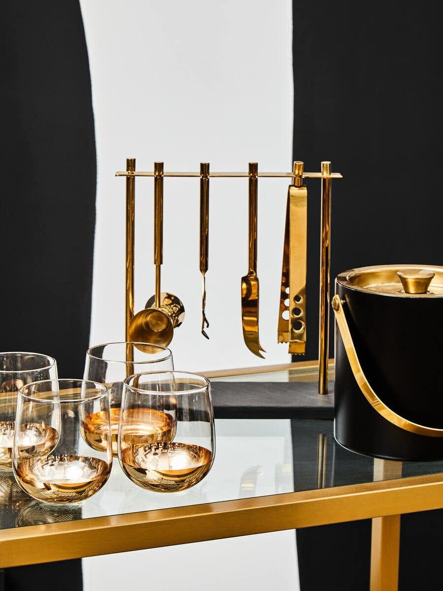 Hamilton Interiors Dining Omari Bar Tools with Stand Set House of Isabella UK