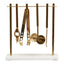 Hamilton Interiors Dining Omari Marble And Gold Finish Bar Tool Stand House of Isabella UK