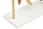 Hamilton Interiors Dining Omari Marble And Gold Finish Bar Tool Stand House of Isabella UK