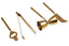 Hamilton Interiors Dining Omari Marble And Gold Finish Bar Tool Stand House of Isabella UK
