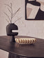 Hamilton Interiors Dining Perdoba Mango Wood Oval Dining Table in Black Finish House of Isabella UK