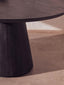 Hamilton Interiors Dining Perdoba Mango Wood Oval Dining Table in Black Finish House of Isabella UK