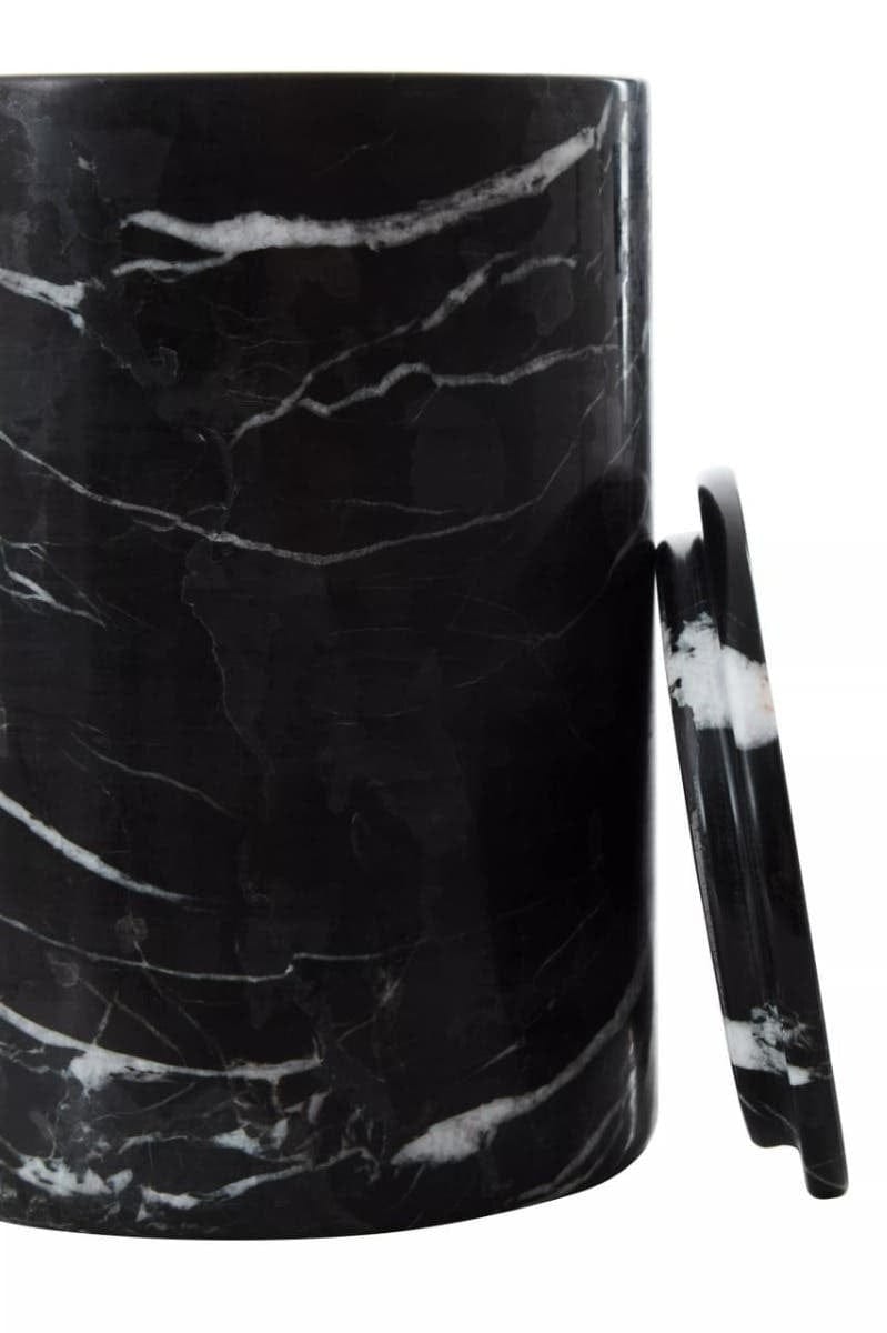 Hamilton Interiors Dining Salmo Black Marble Ice Bucket House of Isabella UK