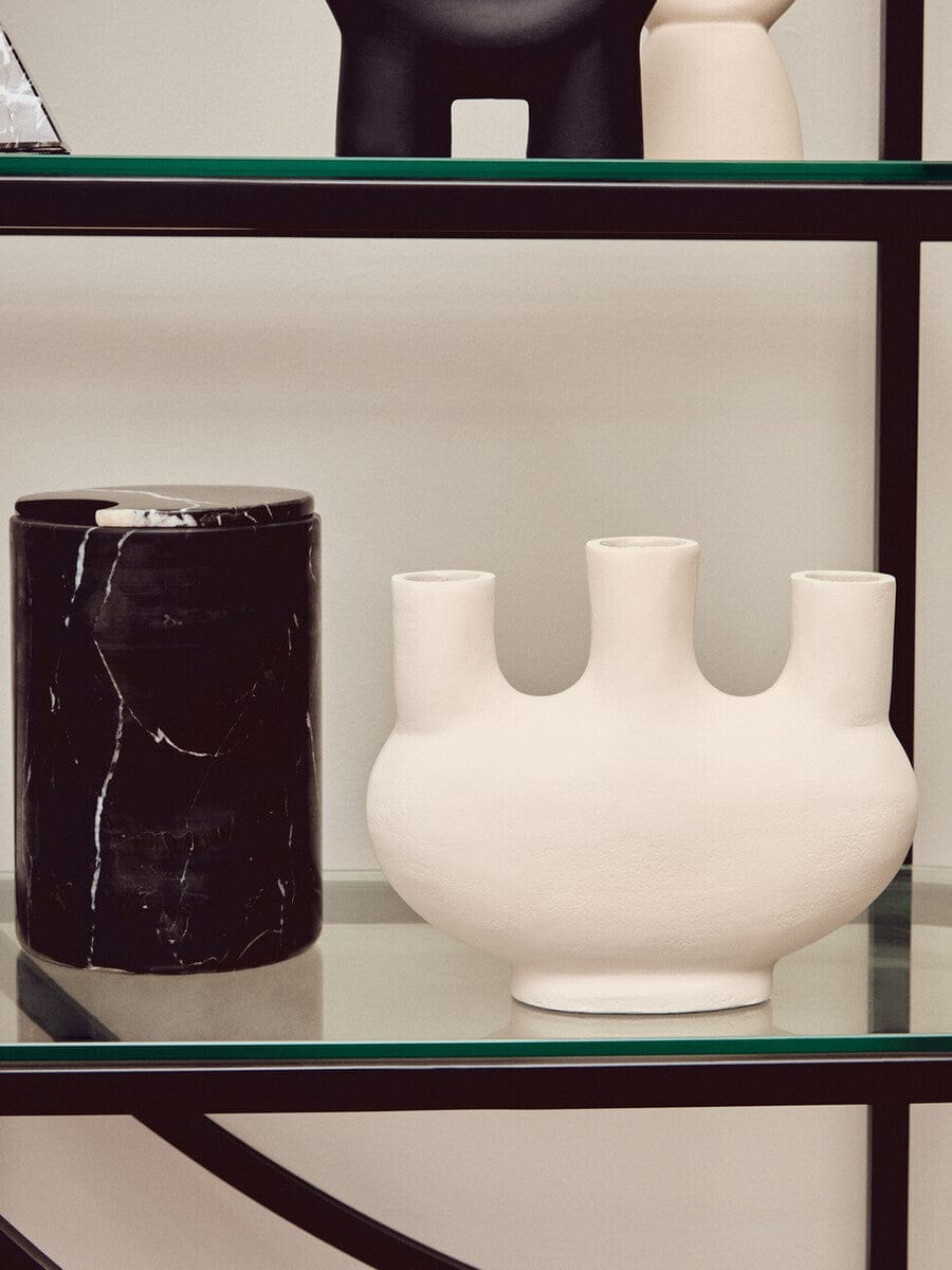 Hamilton Interiors Dining Salmo Black Marble Ice Bucket House of Isabella UK