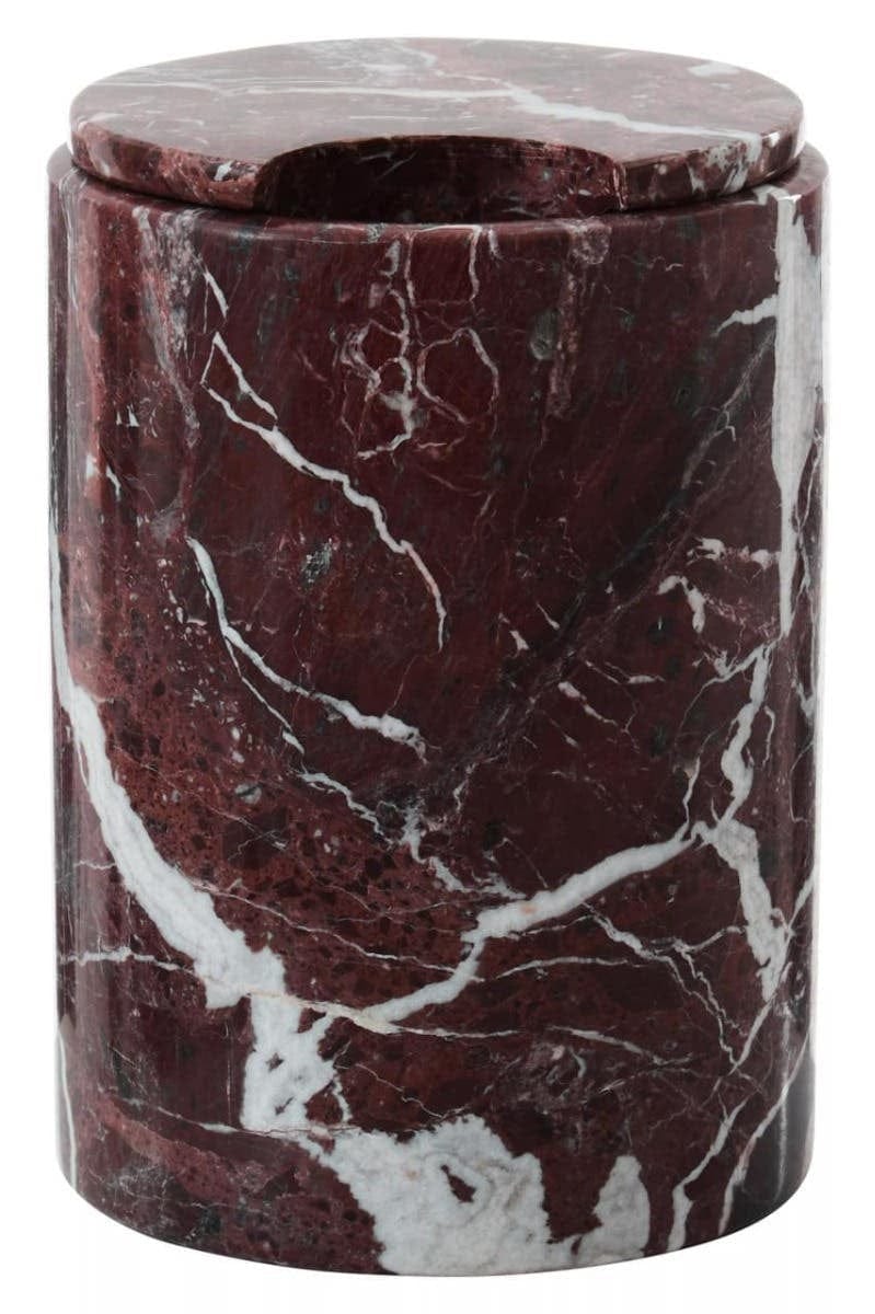 Hamilton Interiors Dining Salmo Red Marble Ice Bucket House of Isabella UK