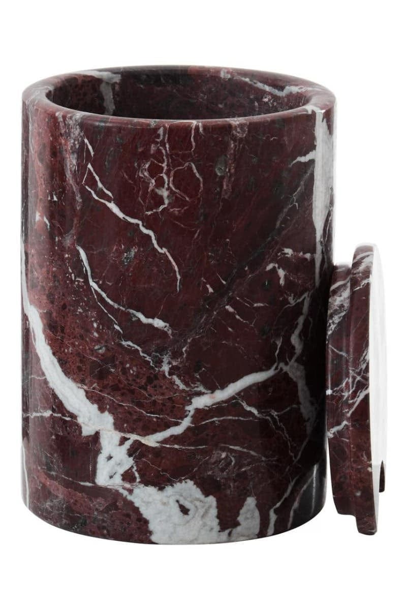 Hamilton Interiors Dining Salmo Red Marble Ice Bucket House of Isabella UK
