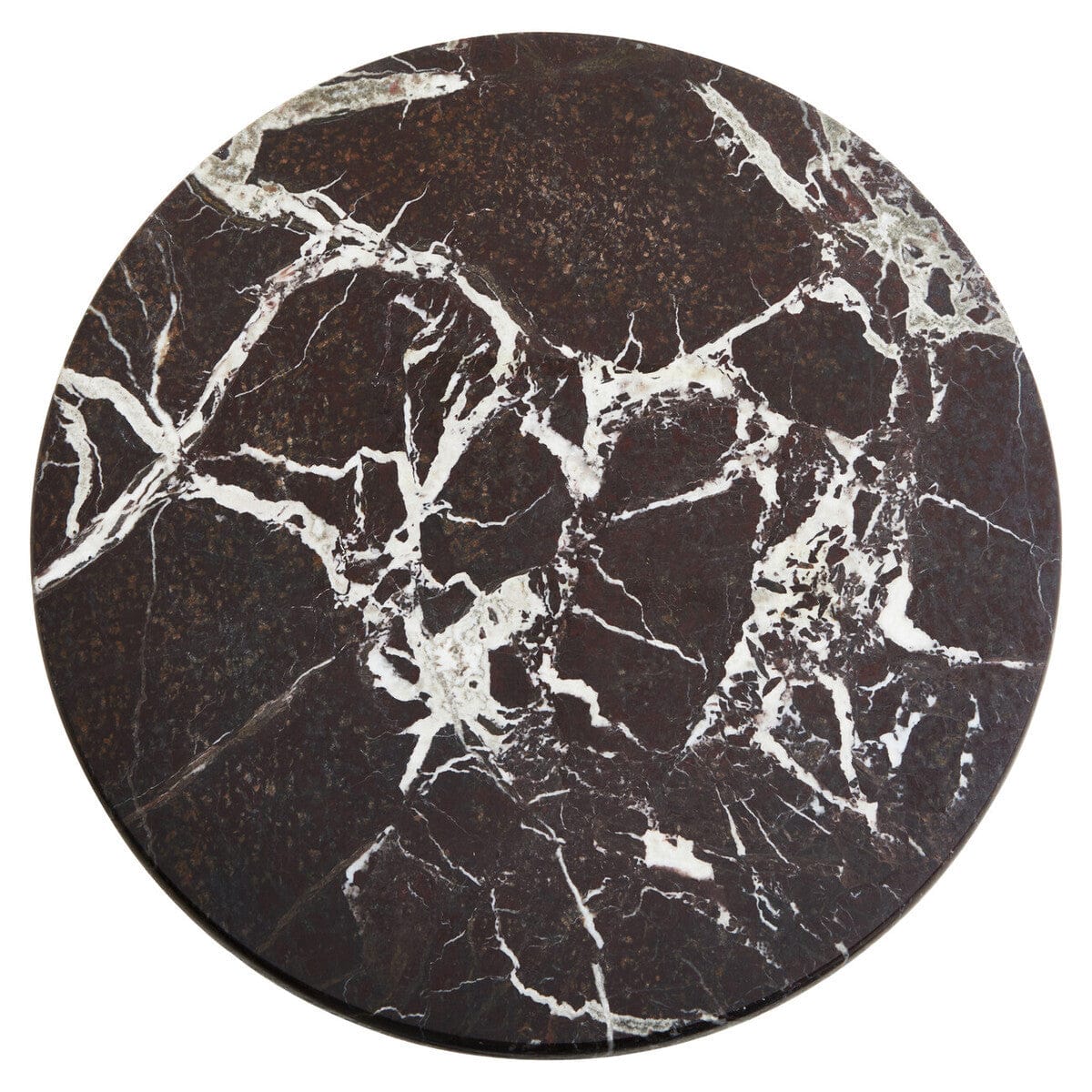Hamilton Interiors Dining Salmo Red Marble Lazy Susan House of Isabella UK