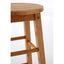 Hamilton Interiors Dining Selby Natural Tropical Hevea Wood Bar Stool House of Isabella UK