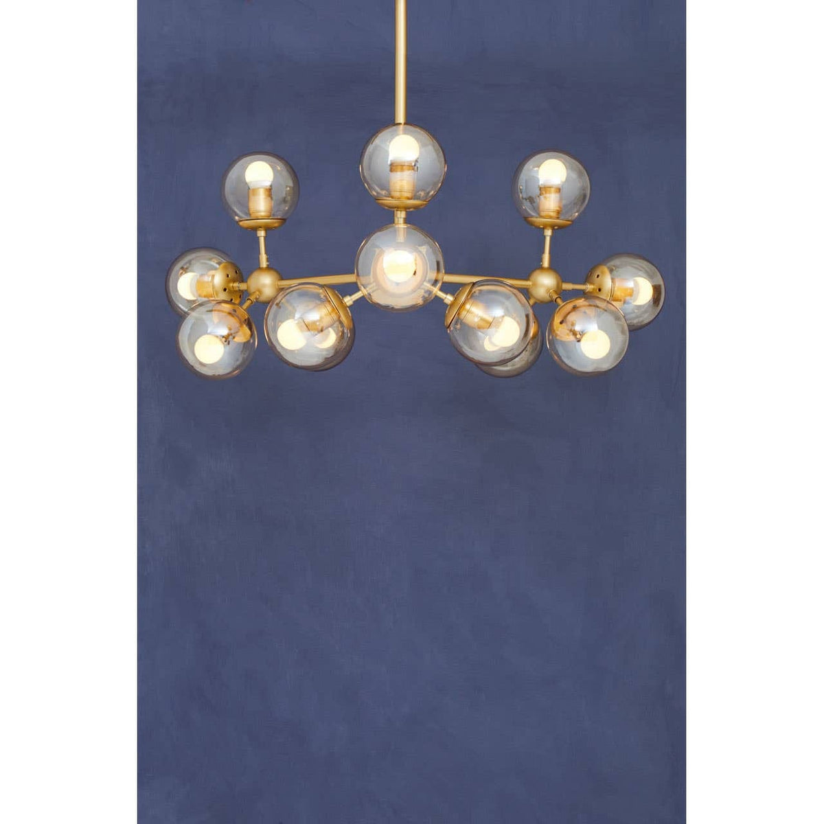 Hamilton Interiors Lighting Abira Gold 12 Arm Pendant Light House of Isabella UK