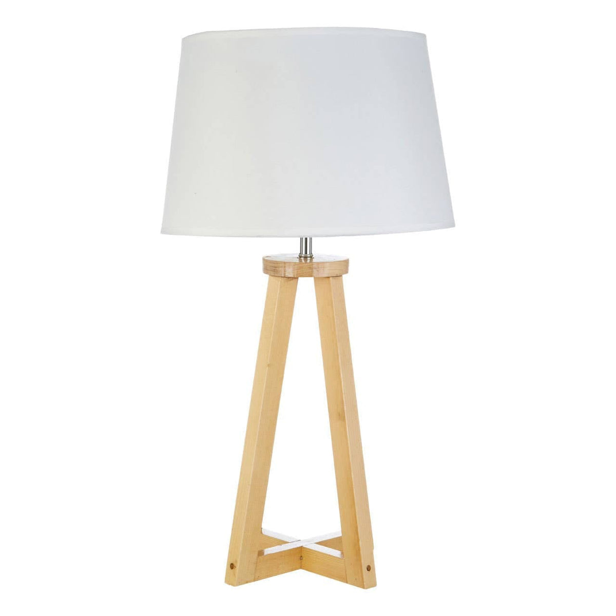Hamilton Interiors Lighting Brett Pine Wood Table Lamp House of Isabella UK
