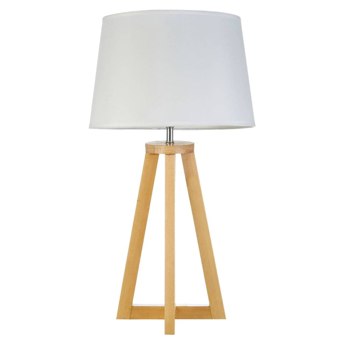 Hamilton Interiors Lighting Brett Pine Wood Table Lamp House of Isabella UK