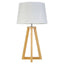 Hamilton Interiors Lighting Brett Pine Wood Table Lamp House of Isabella UK