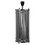 Hamilton Interiors Lighting Calvin Silver Finish Cylindrical Table Lamp House of Isabella UK